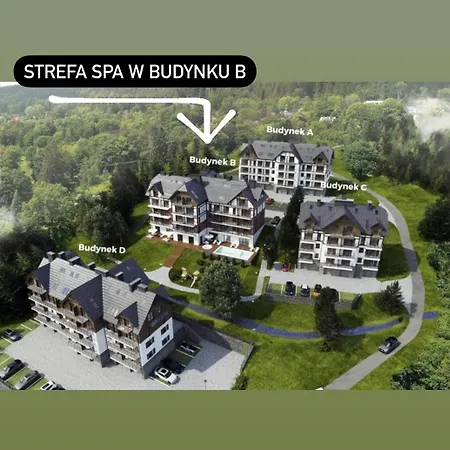 A2 Domitu Z Basenem, Sauna, Jacuzzi - 5d Апартаменти Шклярська Поремба